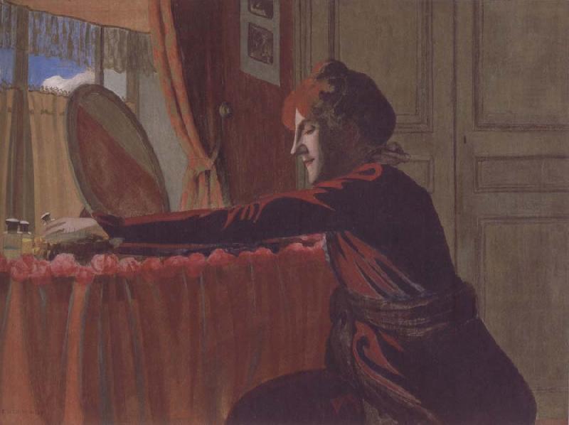 Felix Vallotton Gabrielle Vallotton at her Dressing Table